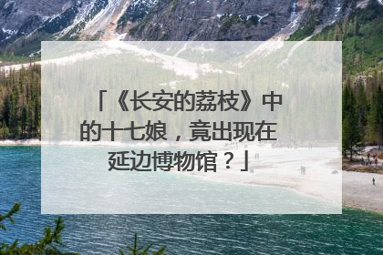 《长安的荔枝》中的十七娘，竟出现在延边博物馆？