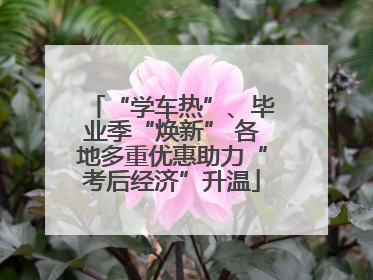 “学车热”、毕业季“焕新” 各地多重优惠助力“考后经济”升温