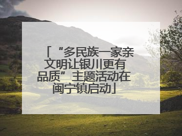 “多民族一家亲 文明让银川更有品质”主题活动在闽宁镇启动