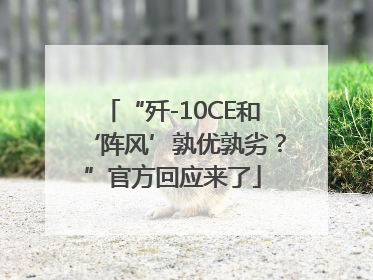 “歼-10CE和‘阵风’孰优孰劣？”官方回应来了