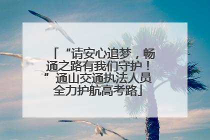 “请安心追梦，畅通之路有我们守护！”通山交通执法人员全力护航高考路