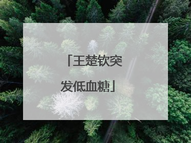 王楚钦突发低血糖