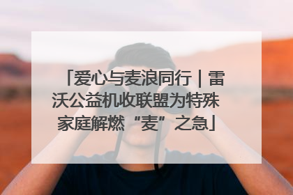 爱心与麦浪同行｜雷沃公益机收联盟为特殊家庭解燃“麦”之急