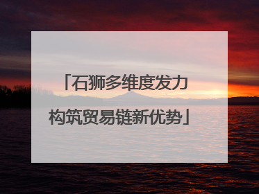 石狮多维度发力 构筑贸易链新优势