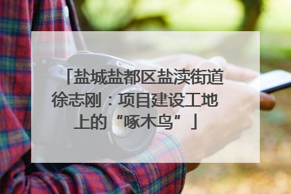 盐城盐都区盐渎街道徐志刚：项目建设工地上的“啄木鸟”