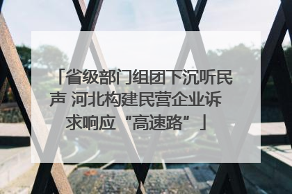省级部门组团下沉听民声 河北构建民营企业诉求响应“高速路”