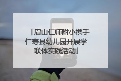 眉山仁师附小携手仁寿县幼儿园开展学联体实践活动