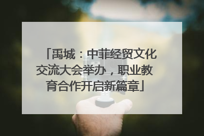 禹城：中菲经贸文化交流大会举办，职业教育合作开启新篇章