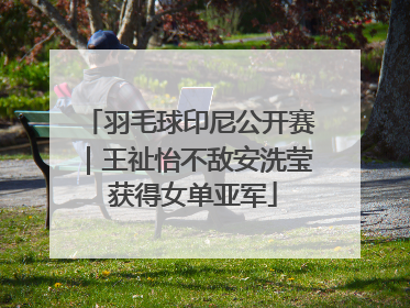 羽毛球印尼公开赛｜王祉怡不敌安洗莹 获得女单亚军