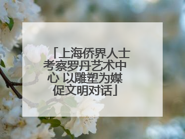 上海侨界人士考察罗丹艺术中心 以雕塑为媒促文明对话