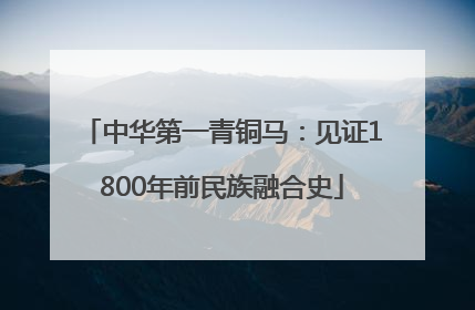 中华第一青铜马：见证1800年前民族融合史