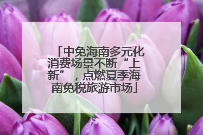 中免海南多元化消费场景不断“上新”，点燃夏季海南免税旅游市场