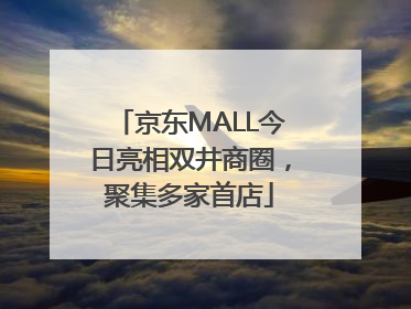 京东MALL今日亮相双井商圈，聚集多家首店