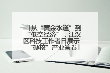 从“黄金水道”到“低空经济”，江汉区科技工作者日展示“硬核”产业答卷