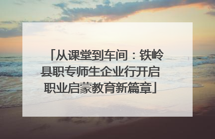 从课堂到车间：铁岭县职专师生企业行开启职业启蒙教育新篇章
