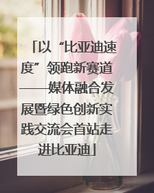 以“比亚迪速度”领跑新赛道——媒体融合发展暨绿色创新实践交流会首站走进比亚迪