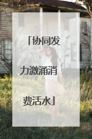 协同发力激涌消费活水