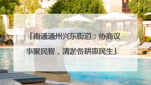 南通通州兴东街道：协商议事聚民智，清淤备耕惠民生