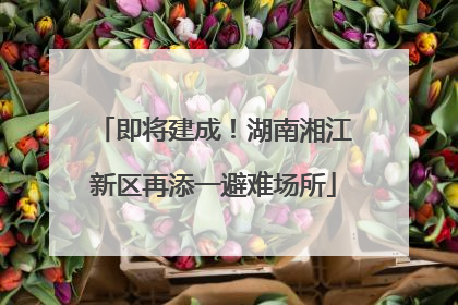 即将建成！湖南湘江新区再添一避难场所