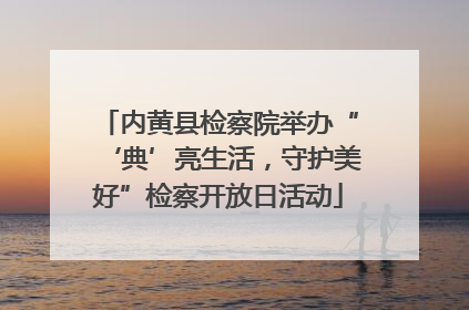 内黄县检察院举办“‘典’亮生活，守护美好”检察开放日活动