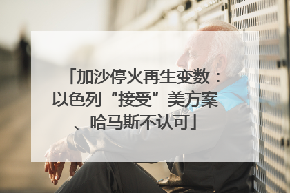 加沙停火再生变数：以色列“接受”美方案、哈马斯不认可