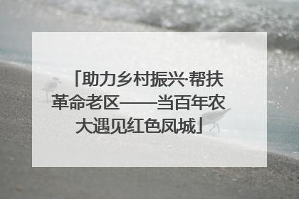 助力乡村振兴·帮扶革命老区——当百年农大遇见红色凤城