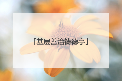 基层善治铸德亭