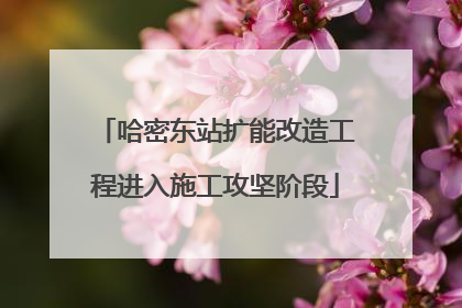 哈密东站扩能改造工程进入施工攻坚阶段