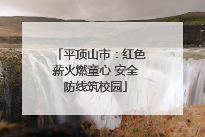 平顶山市：红色薪火燃童心 安全防线筑校园