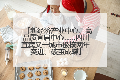 新经济产业中心、高品质宜居中心……四川宜宾又一城市极核两年突进、破茧成蝶