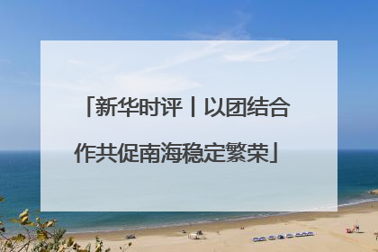 新华时评丨以团结合作共促南海稳定繁荣