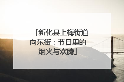 新化县上梅街道向东街：节日里的烟火与欢腾