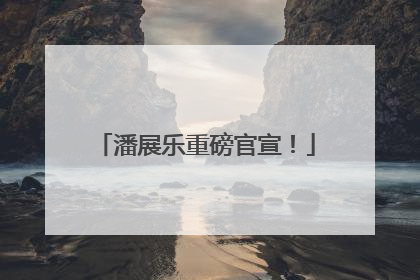 潘展乐重磅官宣！