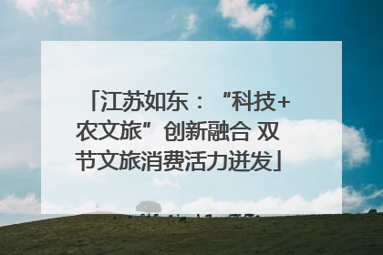 江苏如东：“科技+农文旅”创新融合 双节文旅消费活力迸发