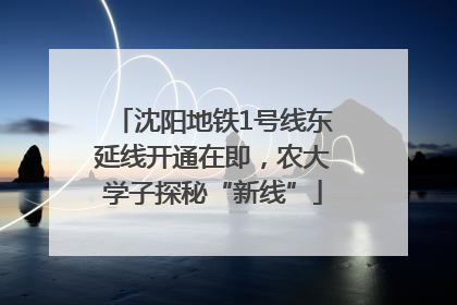 沈阳地铁1号线东延线开通在即，农大学子探秘“新线”