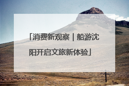 消费新观察｜船游沈阳开启文旅新体验