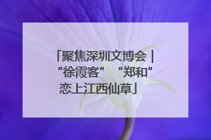 聚焦深圳文博会｜“徐霞客”“郑和”恋上江西仙草