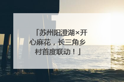 苏州阳澄湖×开心麻花，长三角乡村首度联动！