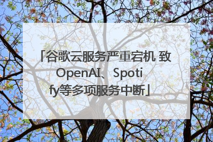 谷歌云服务严重宕机 致OpenAI、Spotify等多项服务中断