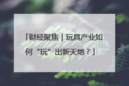 财经聚焦｜玩具产业如何“玩”出新天地？