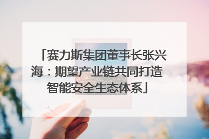 赛力斯集团董事长张兴海：期望产业链共同打造智能安全生态体系