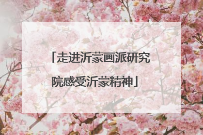 走进沂蒙画派研究院感受沂蒙精神