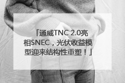 通威TNC 2.0亮相SNEC，光伏收益模型迎来结构性重塑！
