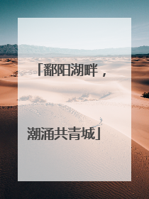 鄱阳湖畔，潮涌共青城