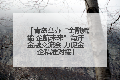 青岛举办“金融赋能 企航未来”海洋金融交流会 力促金企精准对接