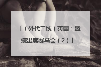 （外代二线）英国：盛装出席赛马会（2）