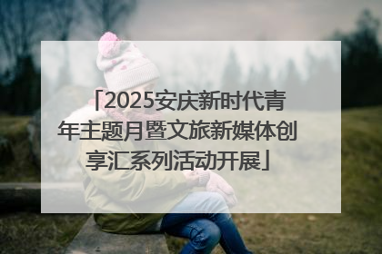 2025安庆新时代青年主题月暨文旅新媒体创享汇系列活动开展