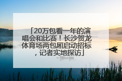 20万包看一年的演唱会和比赛！长沙贺龙体育场两包厢启动招标，记者实地探访